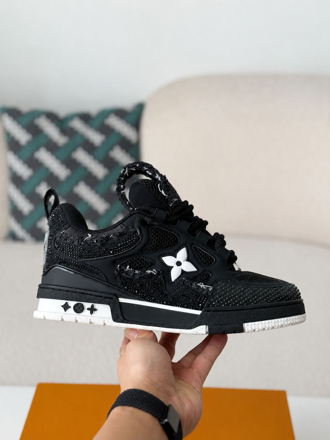 Louis Vuitton LV Skate Sneaker 'Black'