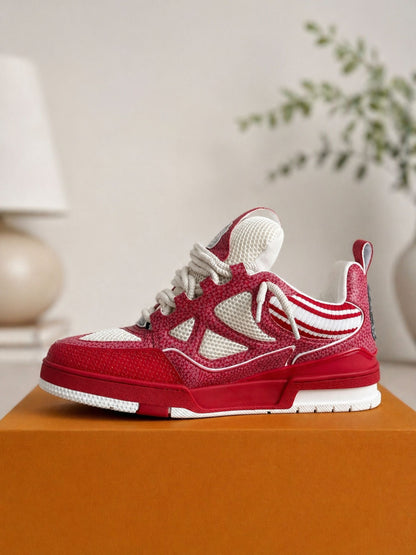 LV Skate Sneaker Red Crystal