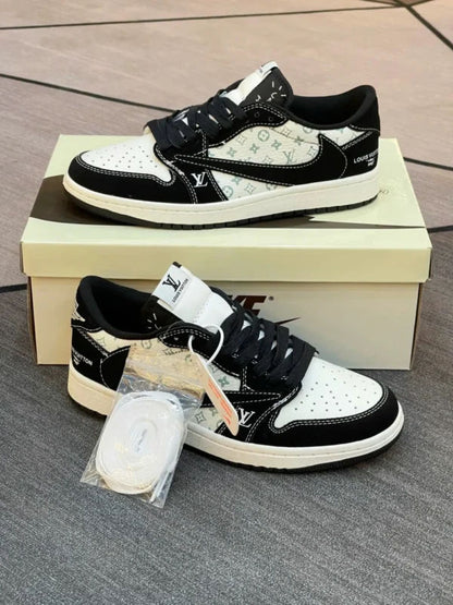 Louis Vuitton x Nike Air Jordan 1 Low "Panda Monogram"