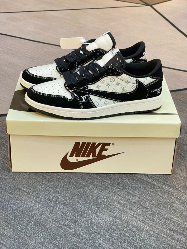 Louis Vuitton x Nike Air Jordan 1 Low "Panda Monogram"