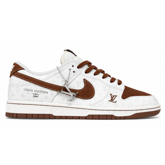 LV x Nike SB Dunk Low Brown/White Monogram Edition