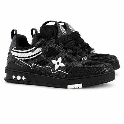 LV Skate Sneaker Black Crystal