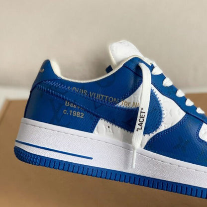 Louis Vuitton x Nike Air Force 1 Low 'By Virgil Abloh White/Blue'