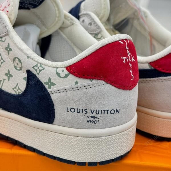 Louis Vuitton x Nike Air Jordan 1 Low "Tricolor Monogram" (Custom)