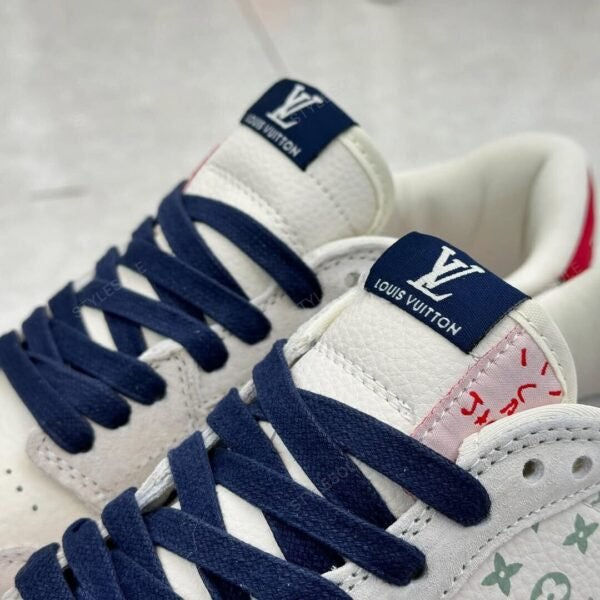 Louis Vuitton x Nike Air Jordan 1 Low "Tricolor Monogram" (Custom)