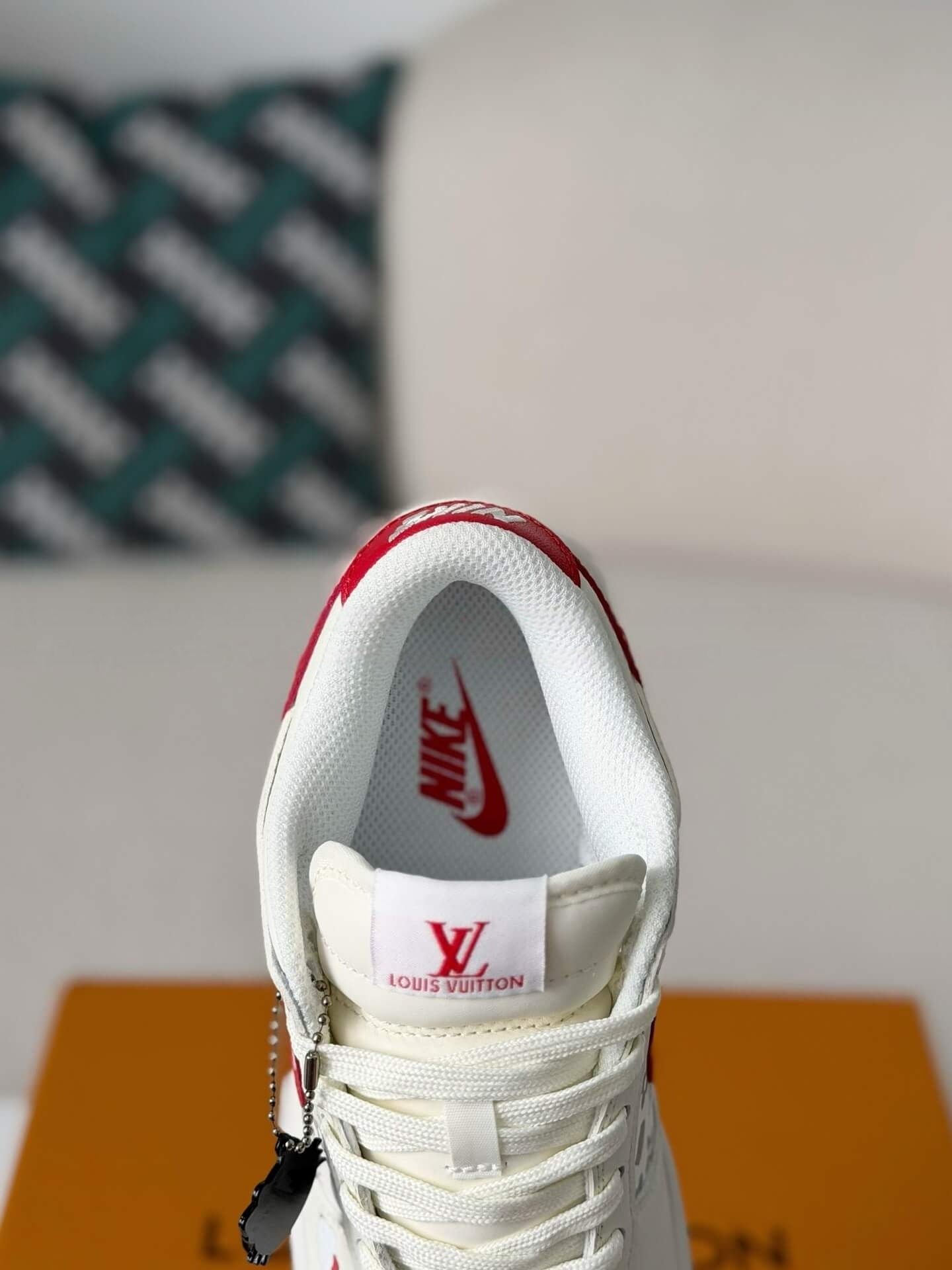 LV x Nike Air Force 1 Low "Hello Kitty Monogram Red"