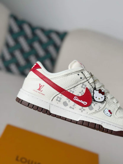LV x Nike Air Force 1 Low "Hello Kitty Monogram Red"