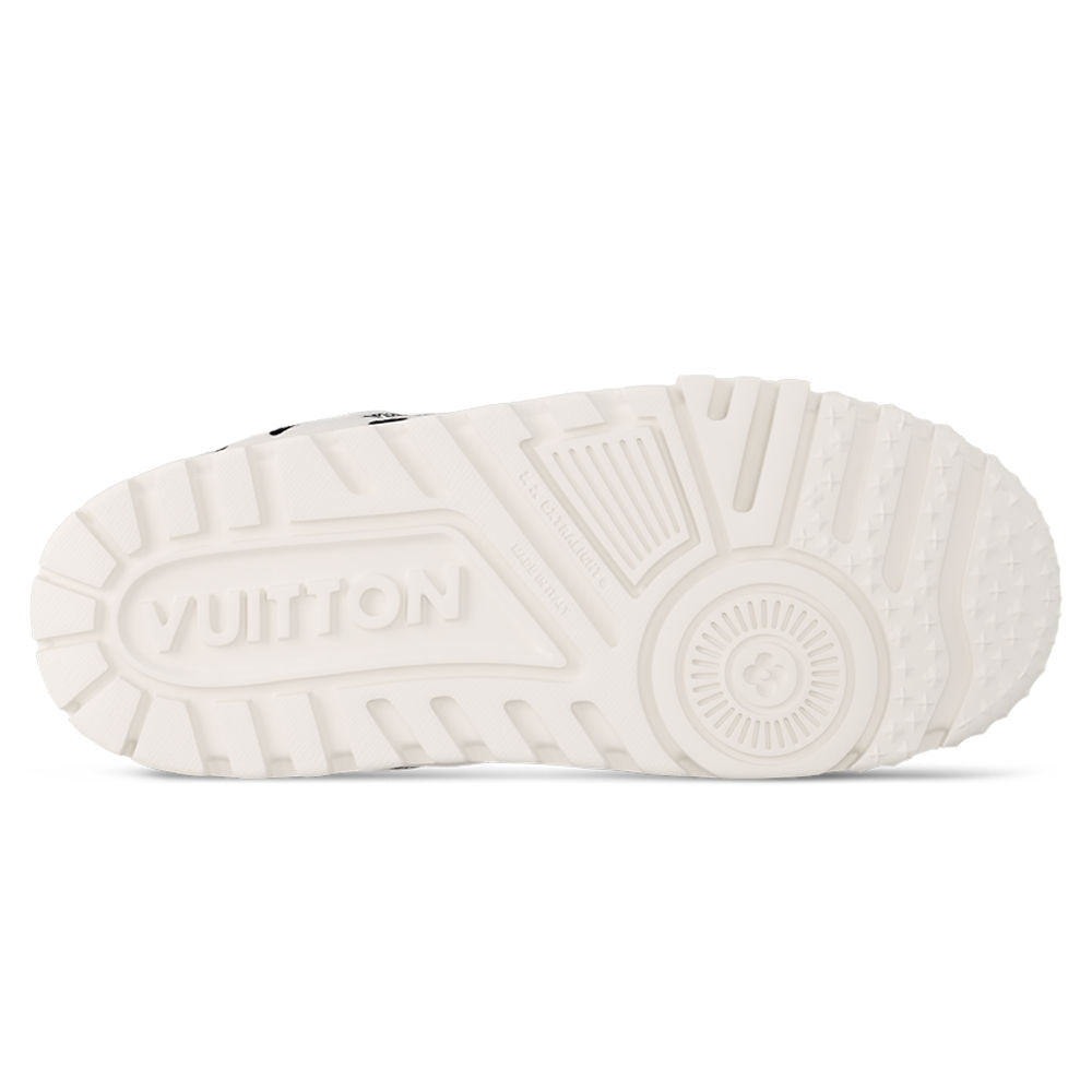 LV Trainer Maxi White Black Animal Print
