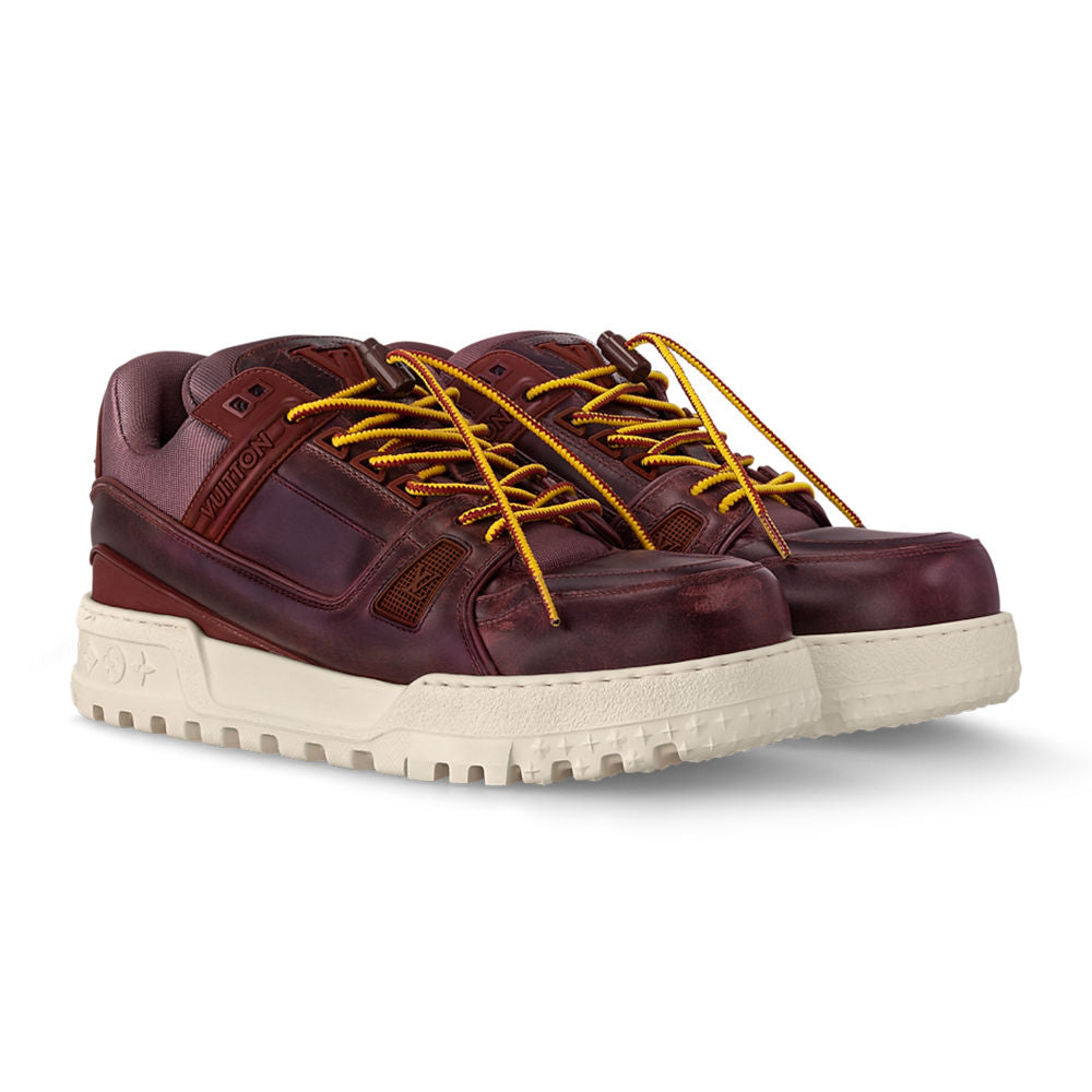 Louis Vuitton - LV Maxi Trainer Calf Leather Bordeaux Red