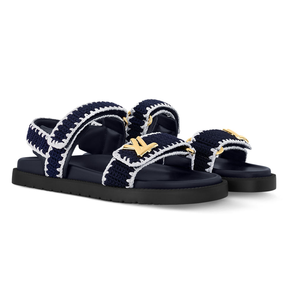 LV Sunset Comfort Sandals 'Blue/White'