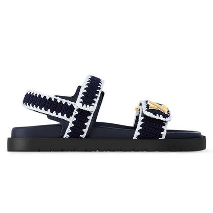 LV Sunset Comfort Sandals 'Blue/White'