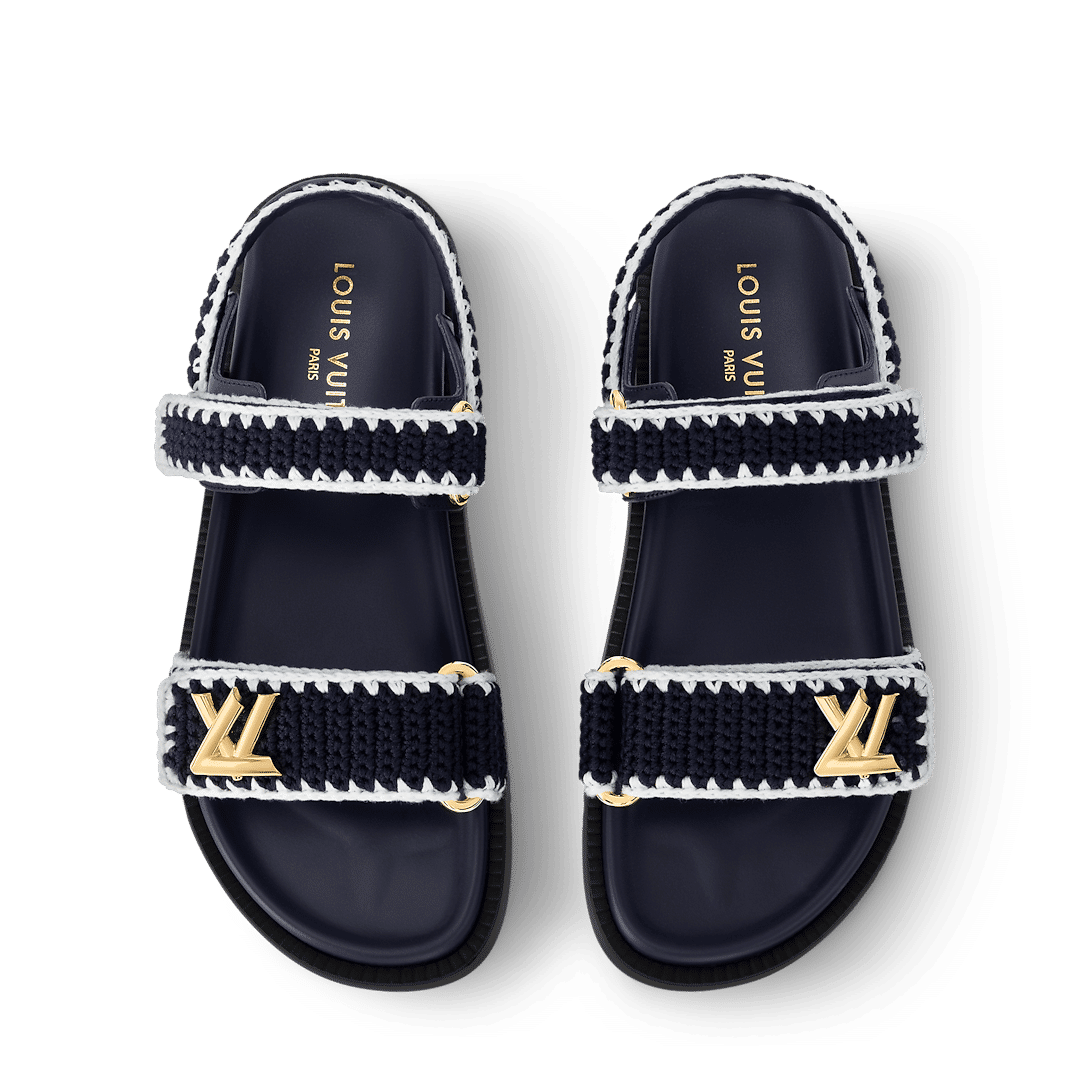 LV Sunset Comfort Sandals 'Blue/White'