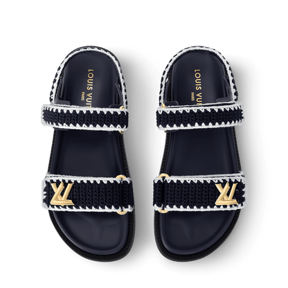 LV Sunset Comfort Sandals 'Blue/White'