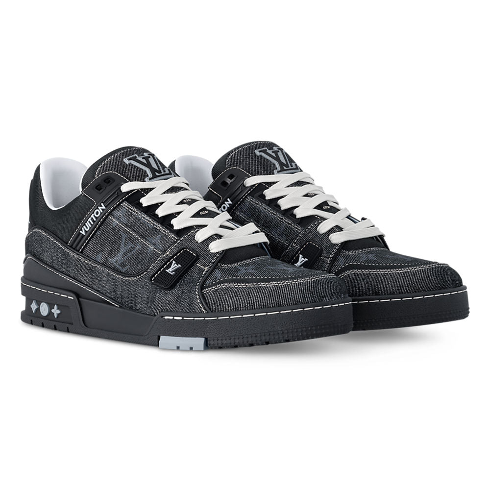 LV Trainer 'Black' Denim
