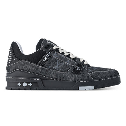 LV Trainer 'Black' Denim
