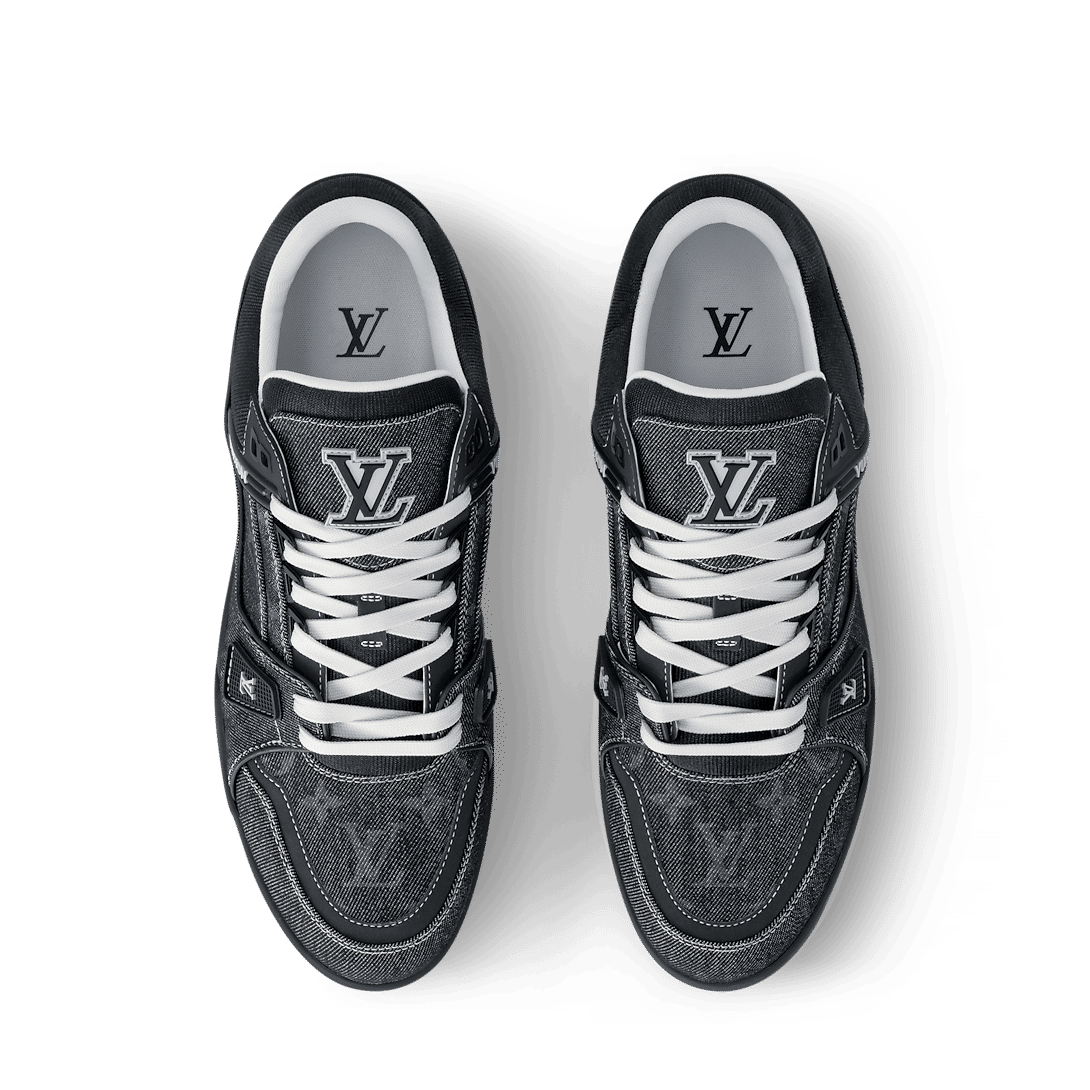 LV Trainer 'Black' Denim