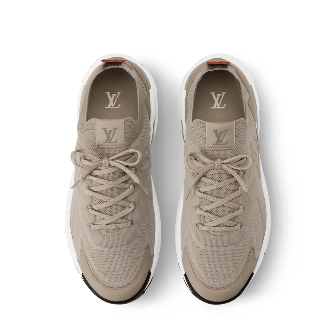 LV Tatic Knit Sneaker Beige