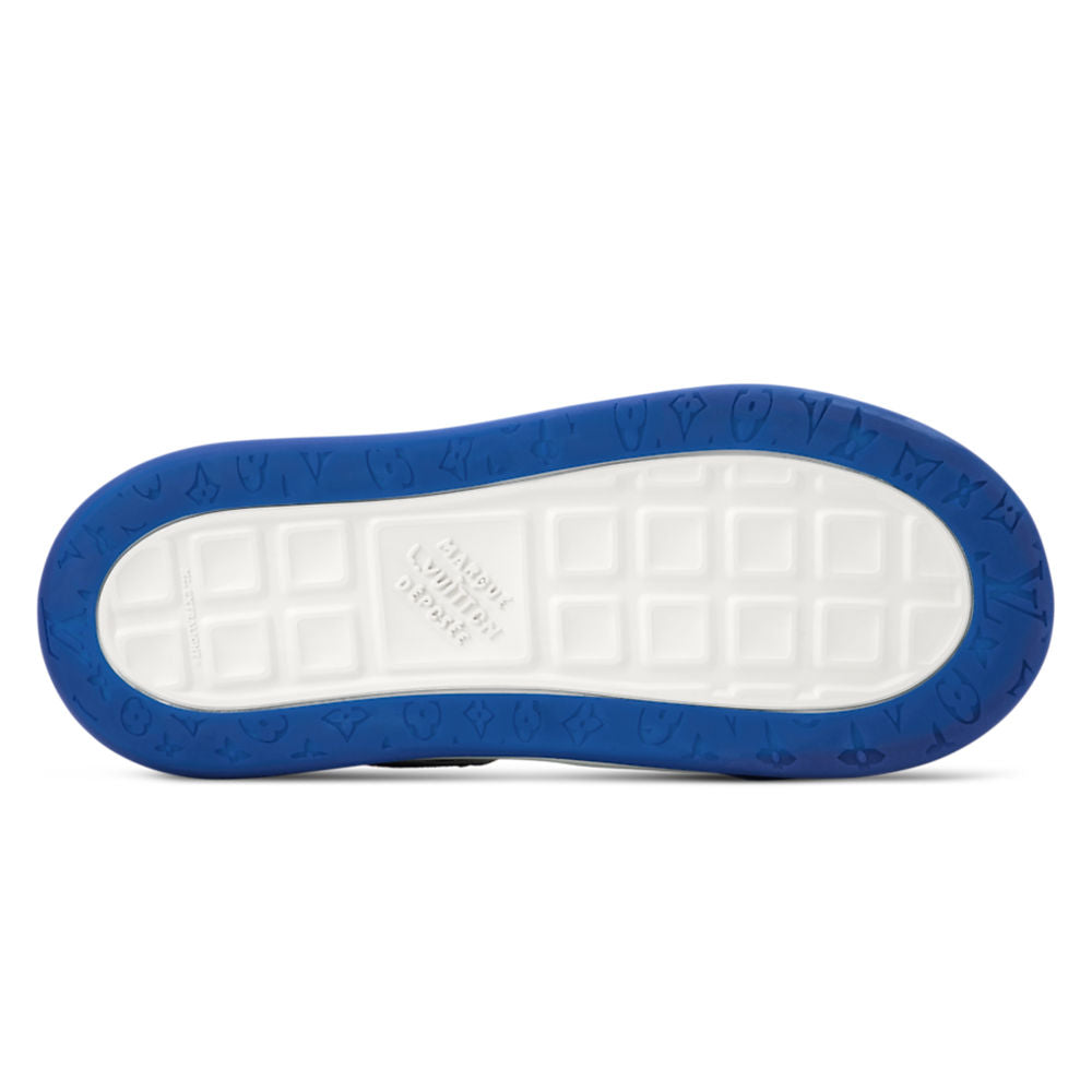 LV Tilted Sneaker Monogram Blue Denim