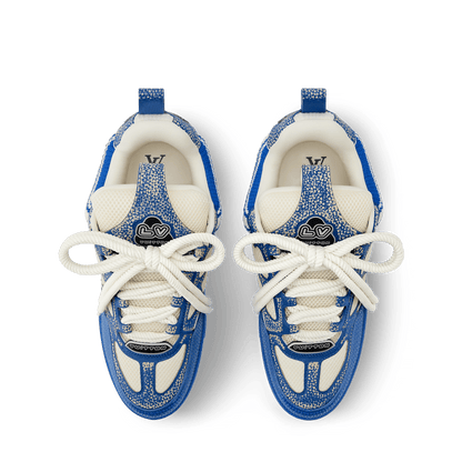 LV Skate Sneaker Navy Blue Crystal