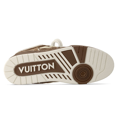 LV Skate Sneaker Brown Crystal