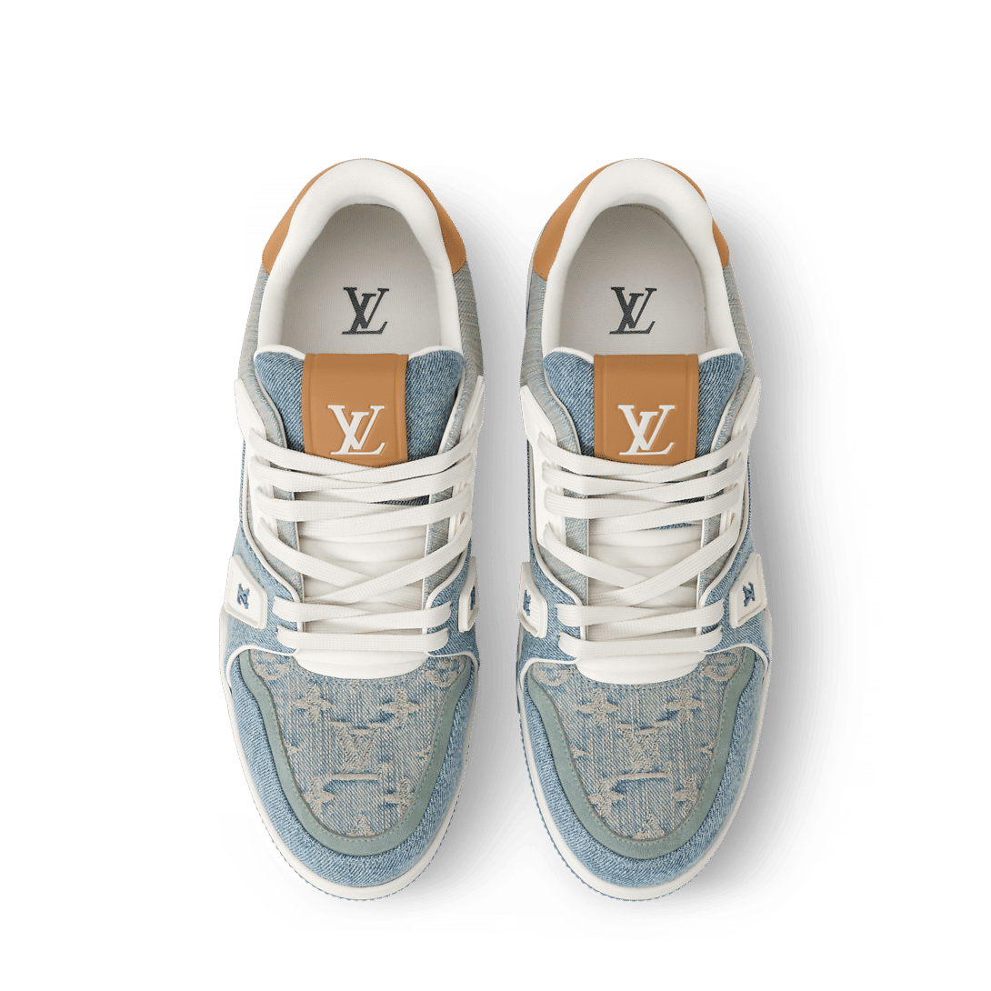 LV Trainer Blue Denim