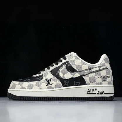 Louis Vuitton x Nike Air Force 1 'Royal Black'