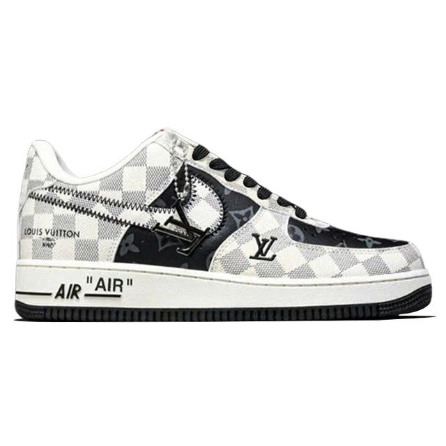Louis Vuitton x Nike Air Force 1 'Royal Black'