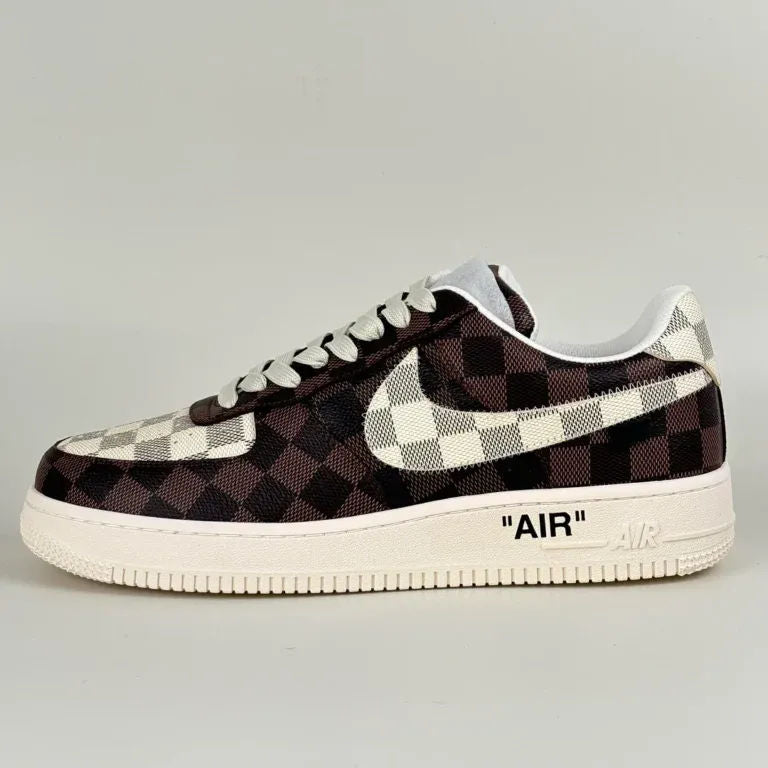 Louis Vuitton x Nike Air Force 1 'Damier Brown/ White'