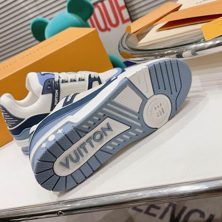Louis Vuitton LV Trainer "Blue Beige"