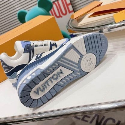 Louis Vuitton LV Trainer "Blue Beige"