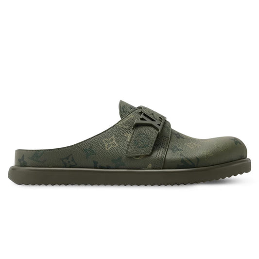 LV Easy Mule Khaki Green