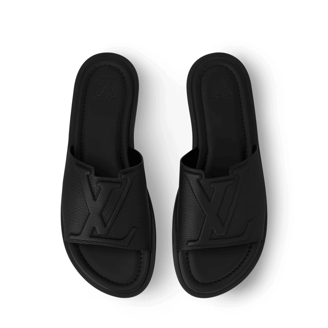 LV Portofino Mule Black