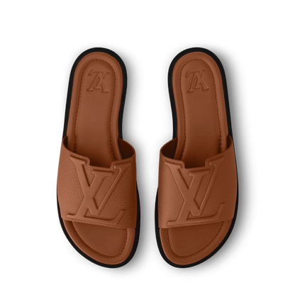 LV Portofino Mule Cognac Brown