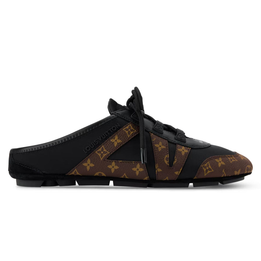 LV Sneakerina Open Back Black