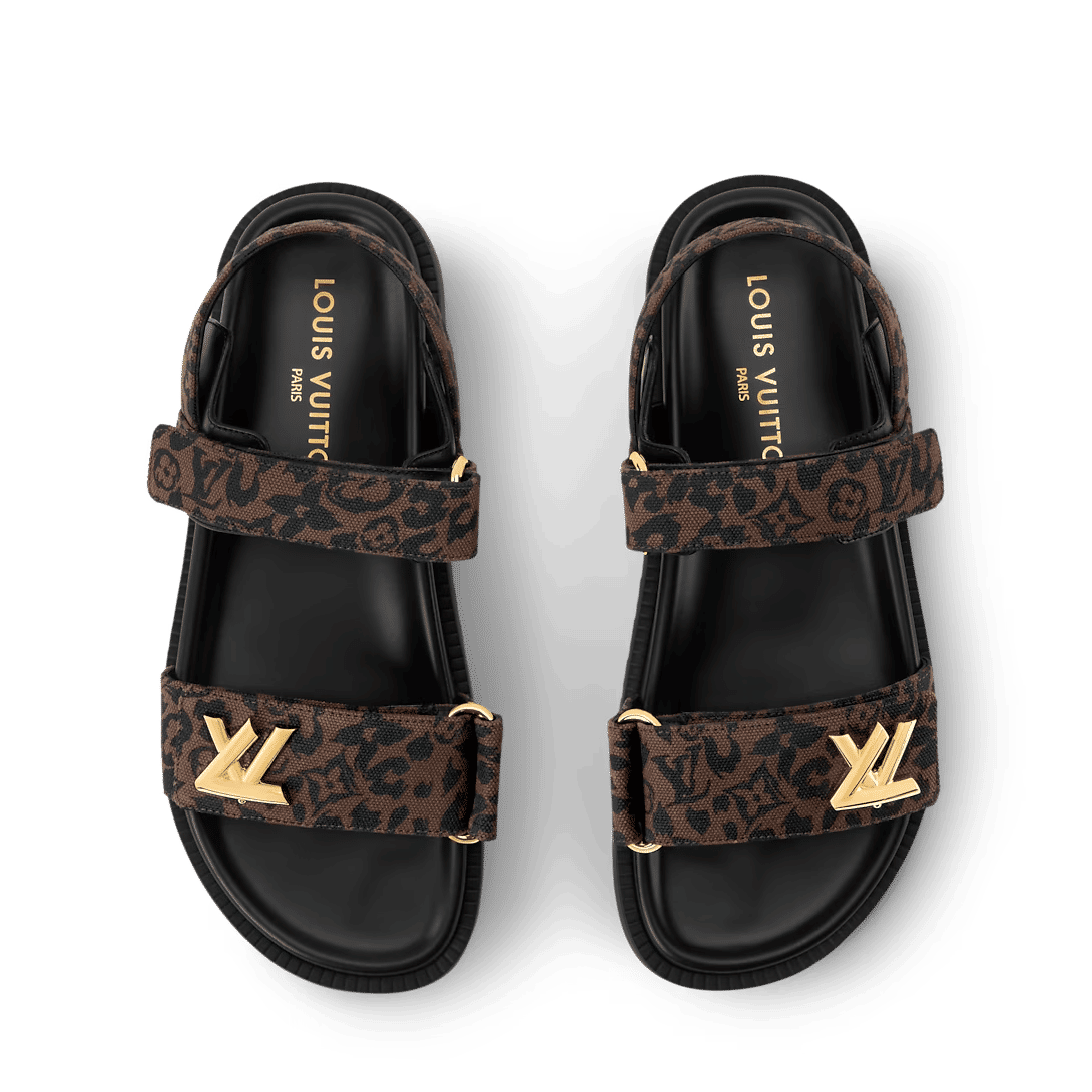 LV Sunset Comfort Sandals Brown