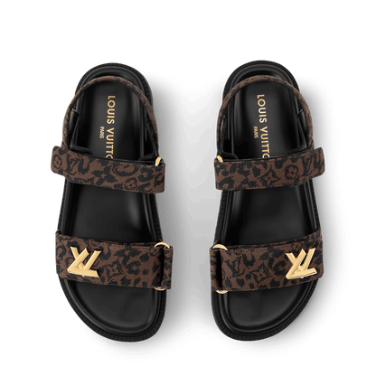 LV Sunset Comfort Sandals Brown