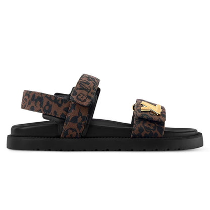 LV Sunset Comfort Sandals Brown