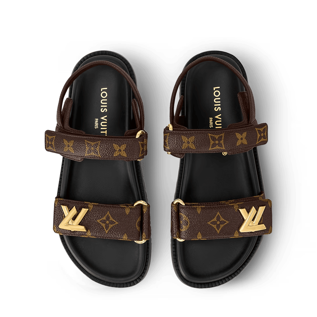 LV Sunset Flat Comfort Sandals 'Cocoa Brown'