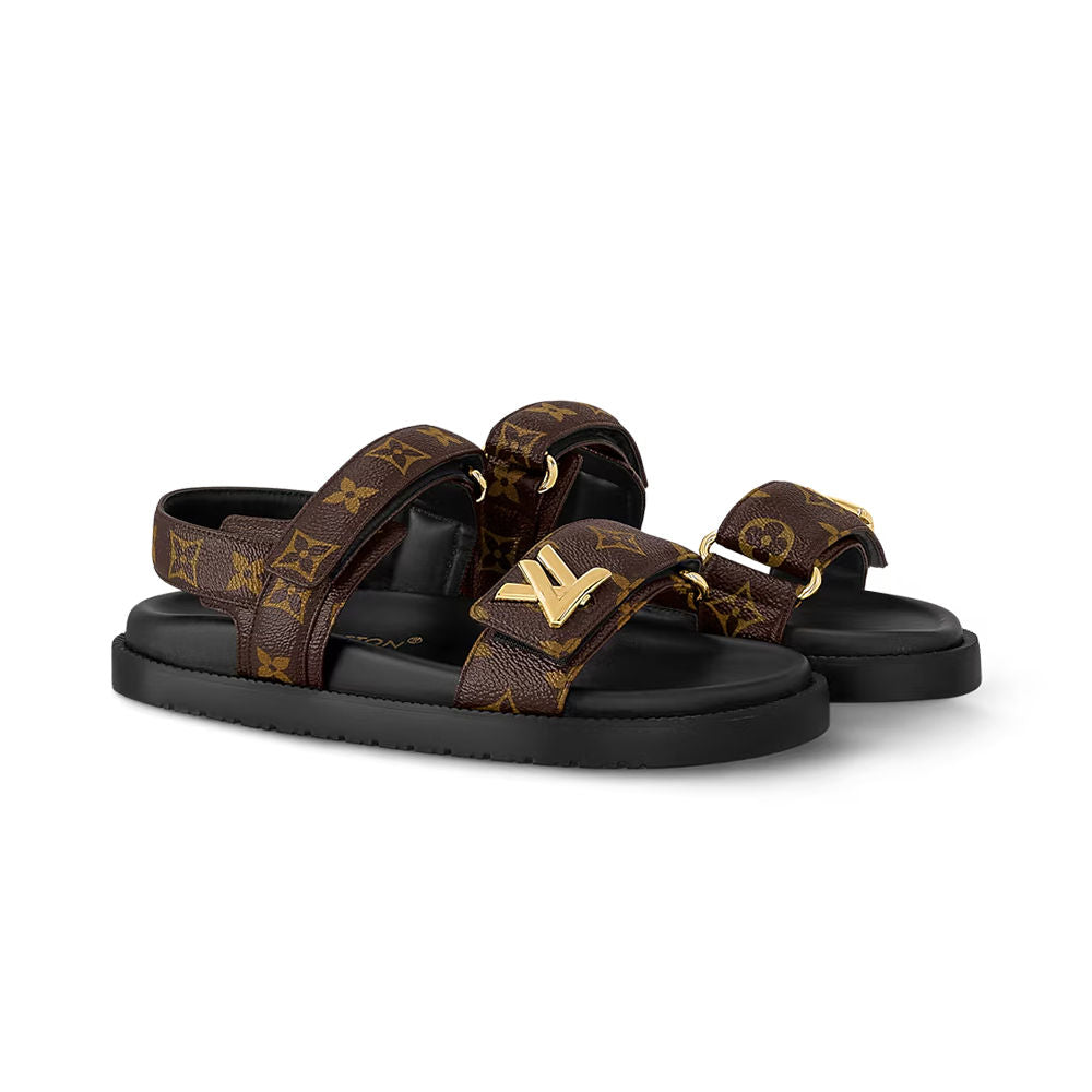 LV Sunset Flat Comfort Sandals 'Cocoa Brown'