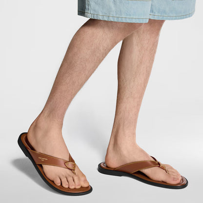 LV Sunset Thong Cognac Brown