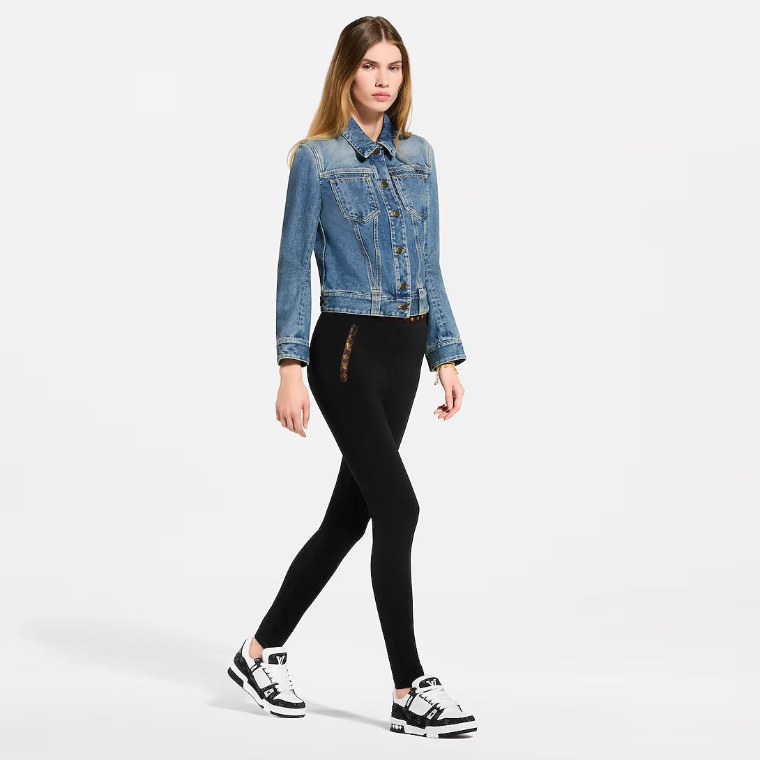 Louis Vuitton LV Trainer Sneaker 'Monogram Black Denim'