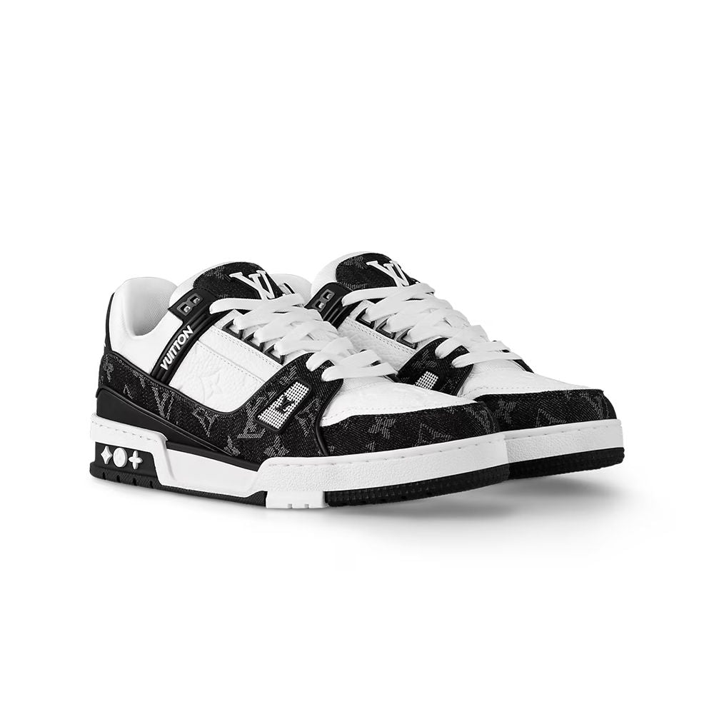 Louis Vuitton LV Trainer Sneaker 'Monogram Black Denim'