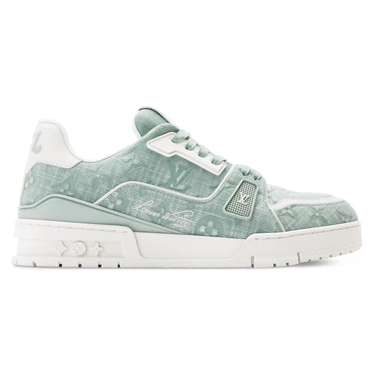 LV Trainer Green Canvas