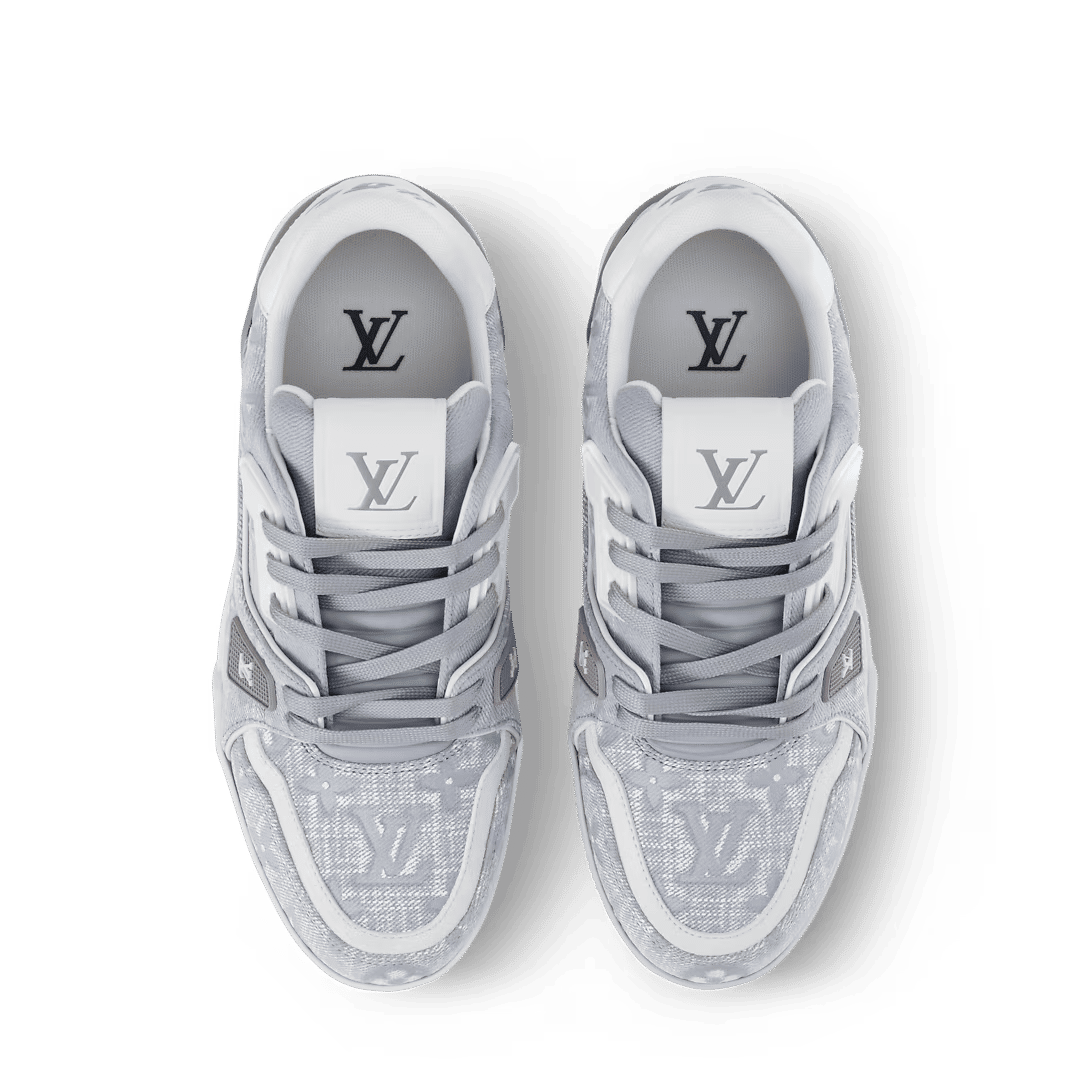 LV Trainer Gray Canvas