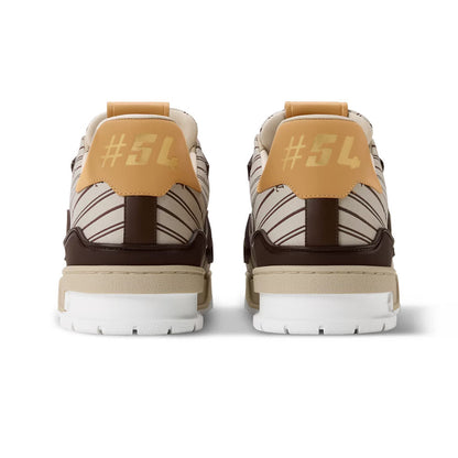 LV Trainer Beige Jacquard