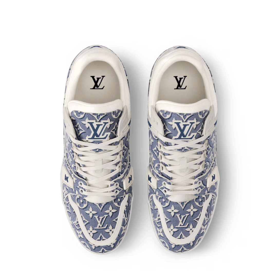 LV Trainer Sneaker Blue