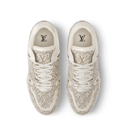 LV Trainer Sneaker Beige