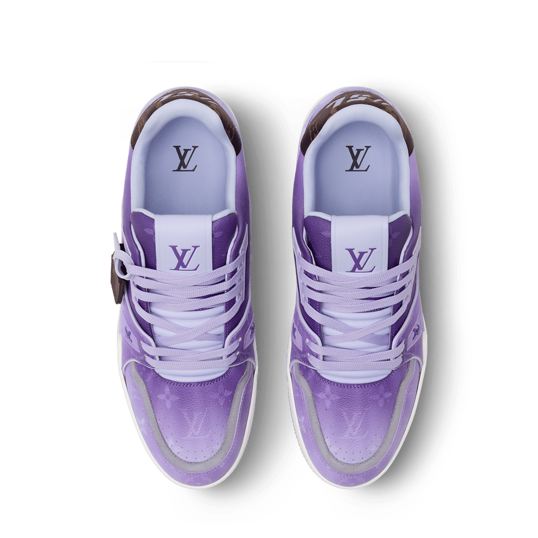 LV Trainer Sneaker Comes In Monogram-Printed Canvas Purple