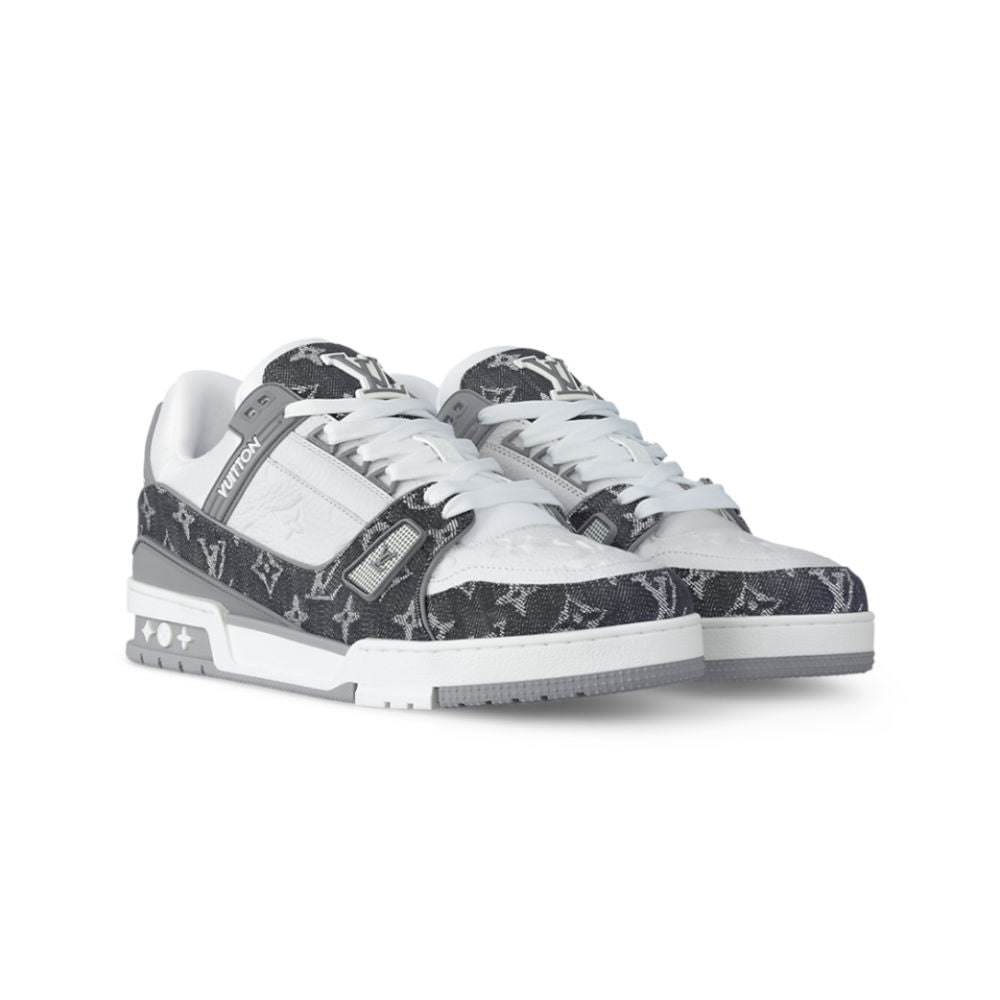 Louis Vuitton LV Trainer Sneaker 'Denim Monogram Grey'