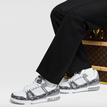 Louis Vuitton LV Trainer Sneaker 'Denim Monogram Grey'